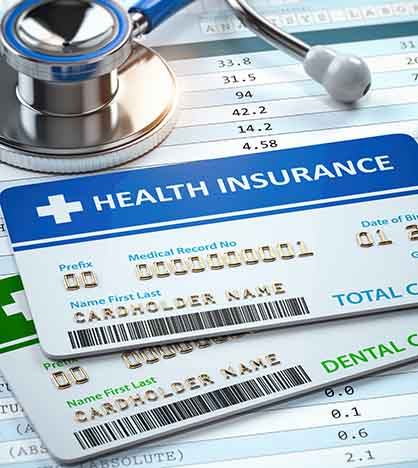 Health and dental insurance cards